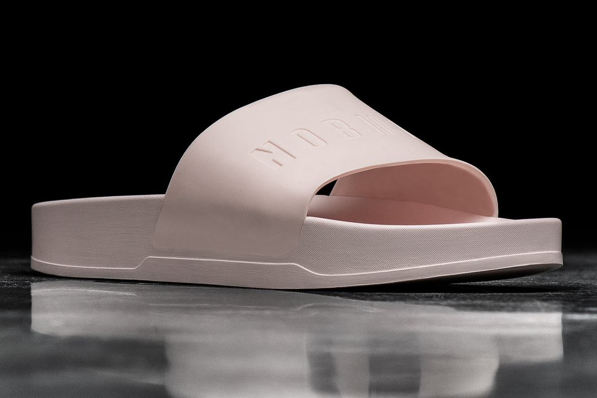 Nobull Women's Slides Pink | Australia (JS2359)